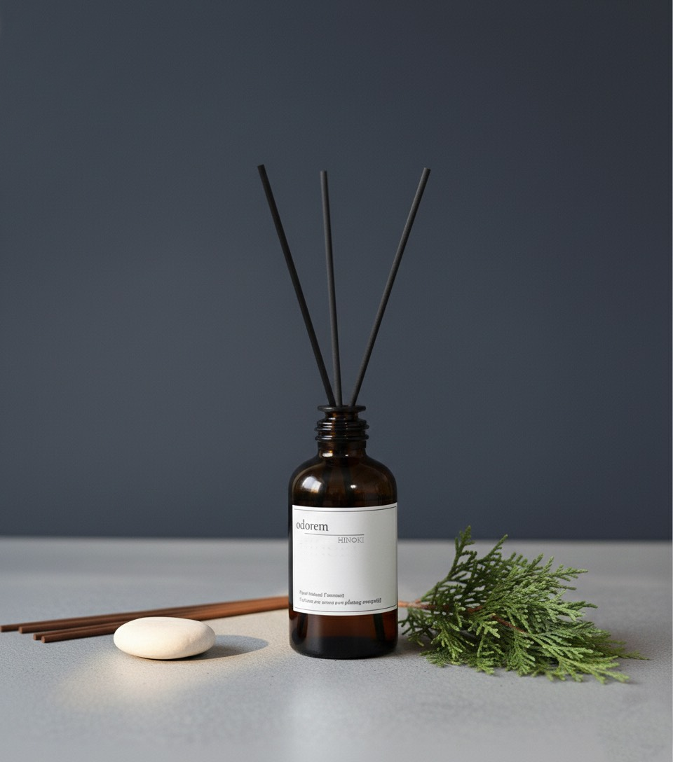 暮らしに森の静寂を｜ヒノキの香りディフューザー