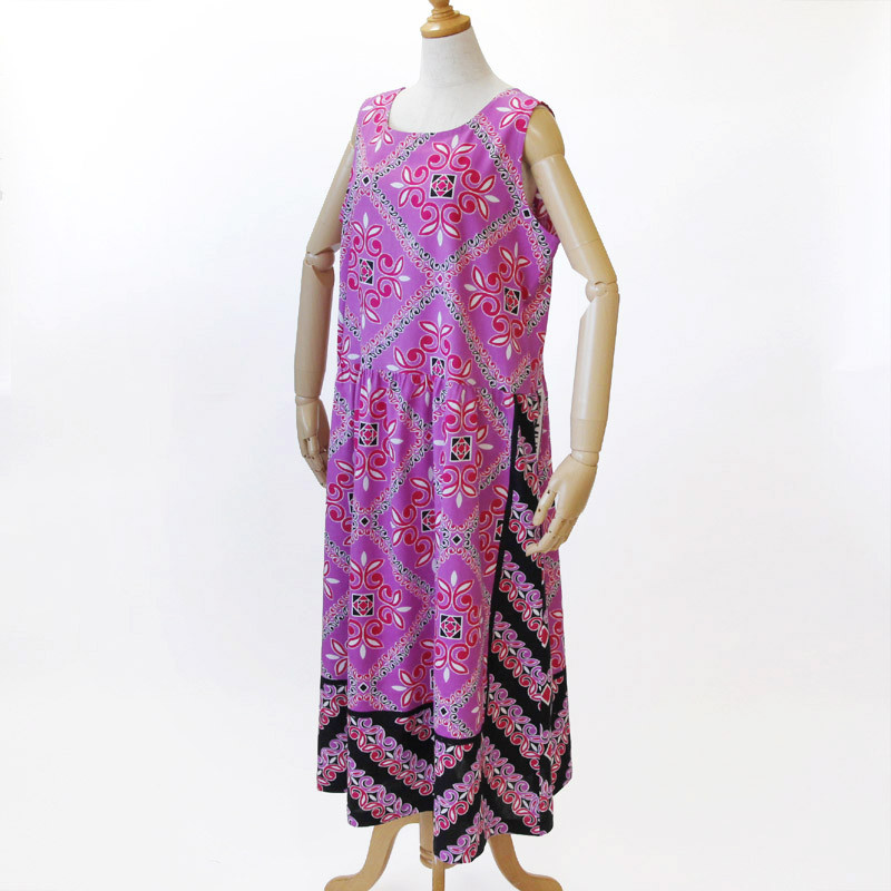 カンガのウェストギャザーワンピース（アフリカ布ワンピース）アフリカンプリント　送料込み2026