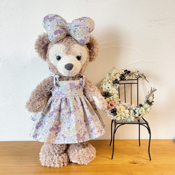 専用 シェリーメイ ハンドメイド チュール ワンピース パープルお花・オレンジ色 オンライン ショップハンドメイド・手芸 - 専用 シェリーメイ