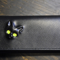 黒猫の長財布 その他ミニ財布・コンパクト財布 Jinen Design 通販