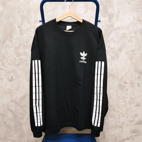 麻雀Tシャツ】The ロンT（黒／長袖） Tシャツ 巡るむぐ 通販 14383572