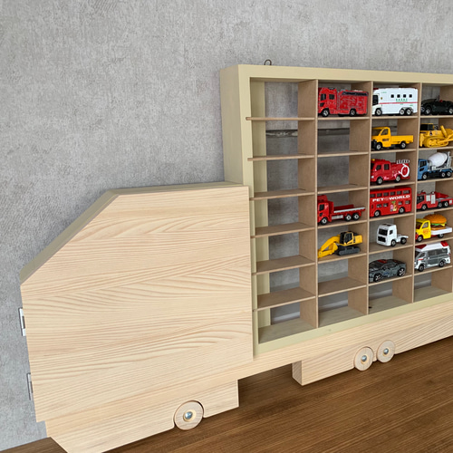 トミカ壁面収納トラック(大) 食器・家具 Atelier RT 通販 14383709