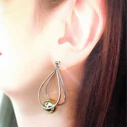 double ring &ball pierce（silver） 2枚目の画像