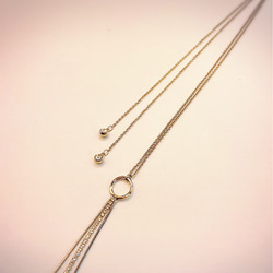 SWP long necklace（silver） 2枚目の画像