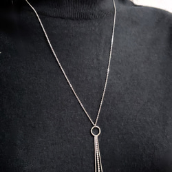 SWP long necklace（silver） 4枚目の画像