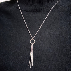 SWP long necklace（silver） 3枚目の画像