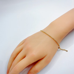 crystal gold bracelet 2枚目の画像