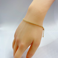 crystal gold bracelet 4枚目の画像