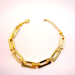 ash metalic bracelet（gold） 1枚目の画像