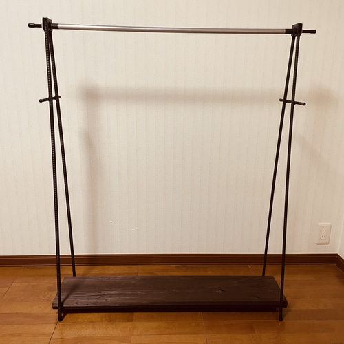 ♪最新‼️手作りアイアン製アンティーク調 ハンガーラック おしゃれ