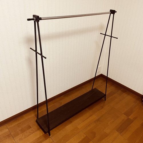 ♪最新‼️手作りアイアン製アンティーク調 ハンガーラック おしゃれ