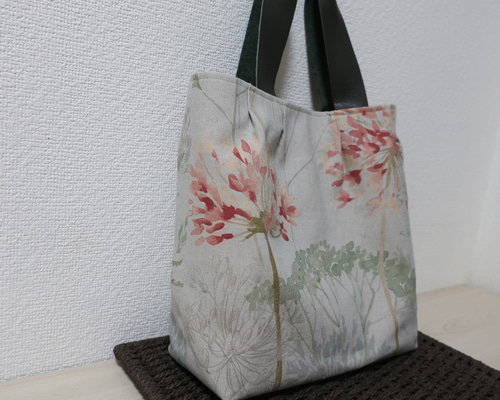 NEMETH リネン 花柄 トートバッグ NEMETH リネン 花柄 トートバッグ