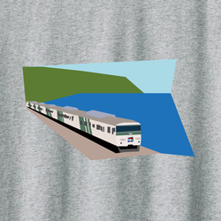 電車Tシャツ-伊豆へ行こう 2枚目の画像