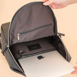 〈廃棄リンゴから生まれたレザーを使用！〉Apple Rucksack 12枚目の画像