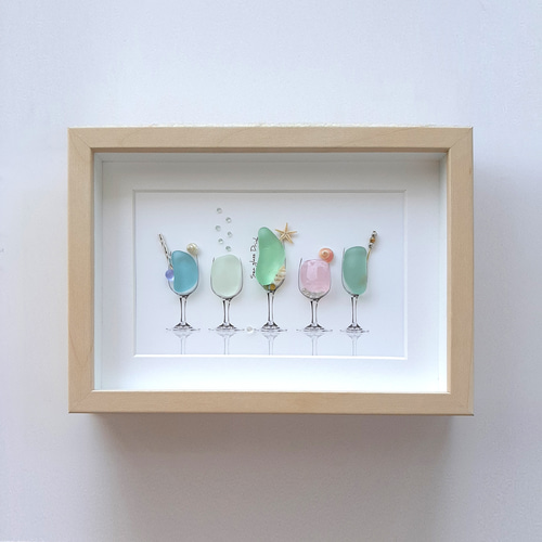 itten : シーグラスアート🎨テクスチャーアート | ⚫︎ポスト