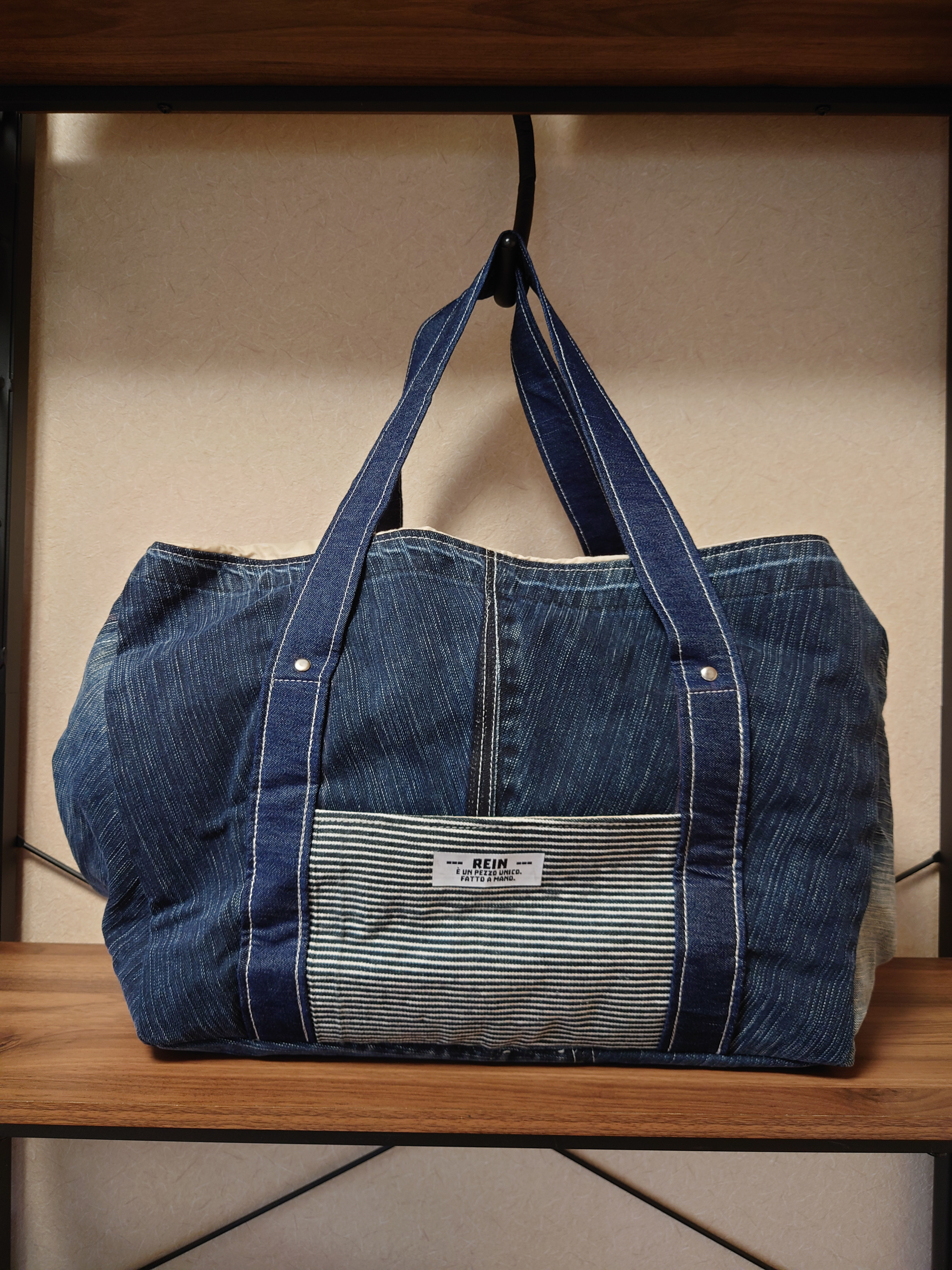 ❤デニムバッグ(192)❤ 【レジかごバッグです❗】