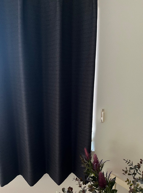 遮光カーテン　オーダーカーテン　ドレープカーテン　１枚　片開き　巾100㎝まで 3枚目の画像