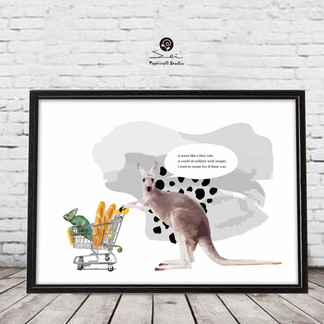 ショッピング　ポスター　　アートポスター  　アート（イラスト・グラフィック）seiで検索　　159-2 4,756円