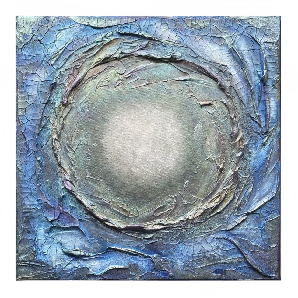 アート　絵画　(美品)手描きアート Texture Art #59 絵画 魂で描く画家＊Chitose 通販 14385686
