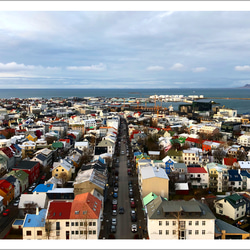 Reykjavik（レイキャビク）の町並み ｜ アイスランドの風景ポストカード 1枚目の画像