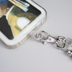 【大人カジュアル】ステンレス/スマホストラップ/スネークチェーン/ボールチェーン/プレゼント/ショルダーストラップ 9枚目の画像