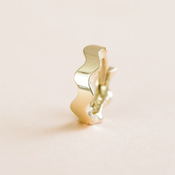 14K金 ゴールド 耳 鼻 軟骨 ニップル ヘリックス トラガス メンズ レディース フープ ピアス リング イヤリン 4枚目の画像