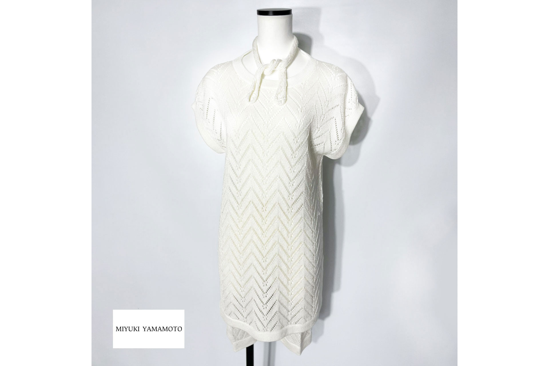 サマーニット✿リゾート レース チュニック サマーニット   378 RESORT LACE TUNIC （white）
