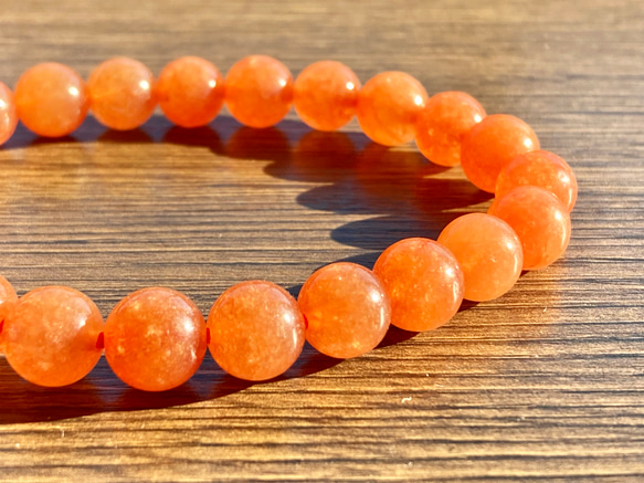 サンストーンの天然石ブレスレット！(約8mm玉/約10mm玉) ブレスレット