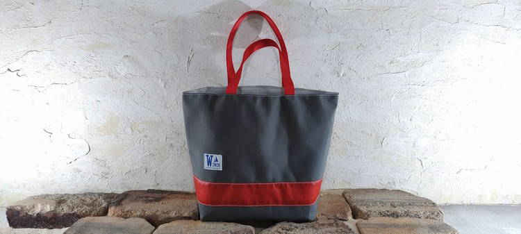 トートバッグ【W-483】セイルバッグ　ヨット　ハンドメイドバッグ　サンブレラ