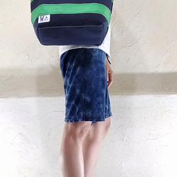 トートバッグ【W-484】セイルバッグ　ヨット　ハンドメイドバッグ　サンブレラ 7枚目の画像