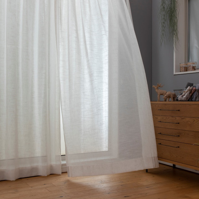 オーダーカーテン　レースカーテン　１枚　片開き　巾100㎝まで　7120-150IV