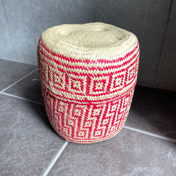 Palma Basket (LL) #3／パルマ バスケット かご メキシコ フリー