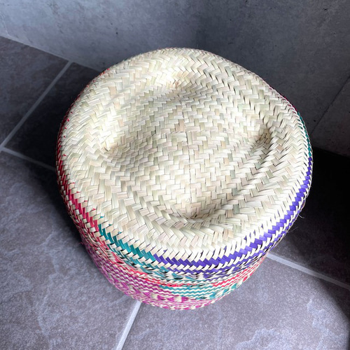 Palma Basket (LL) #5／パルマ バスケット かご メキシコ フリー