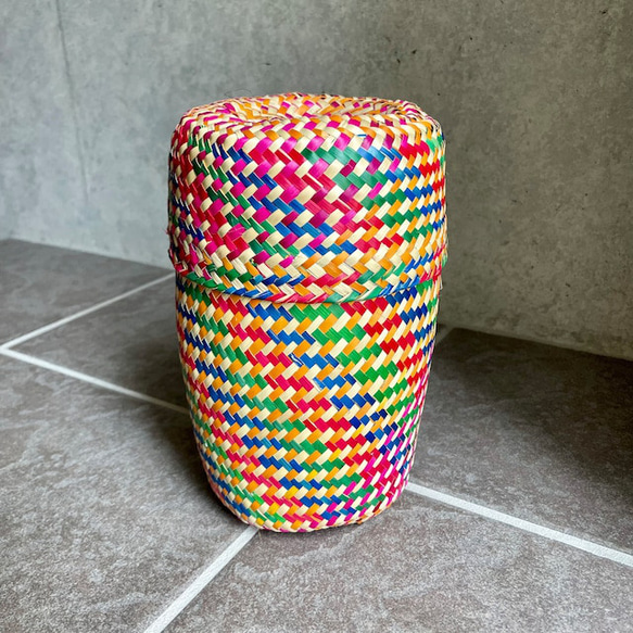 Palma Basket (M) #1／パルマ バスケット かご メキシコ フリー