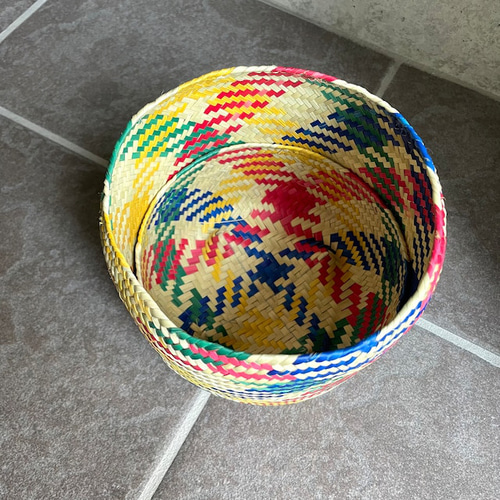 Palma Basket (M) #2／パルマ バスケット かご メキシコ フリー