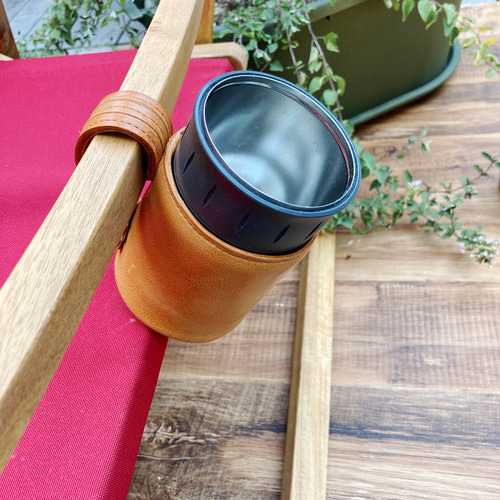 omadesign hiku サーモス　保冷缶　カバー　本革　ユング　jung サーモス保冷缶レザーカバー】 変態すぎるディテールが魅力 by