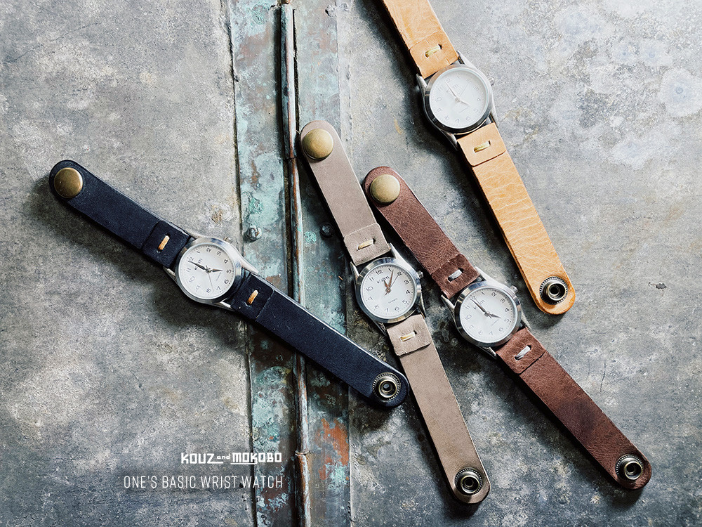 ▶︎ONE オンもオフも使える「ワンズベーシック/カスタム腕時計」カラー・サイズオーダーOK(AW220801)