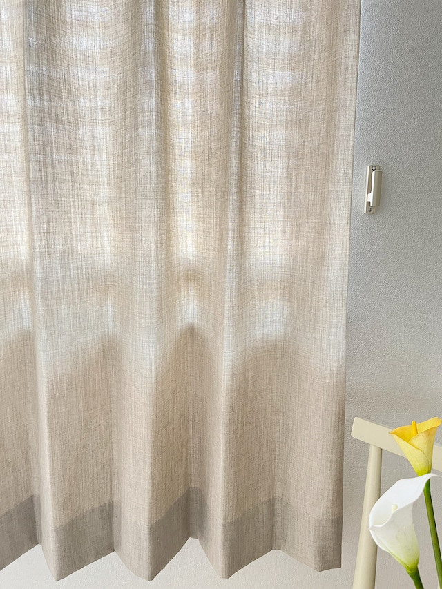 オーダーカーテン　ドレープカーテン　１枚　片開き　巾100㎝まで　FG4005　NL　防炎カーテン