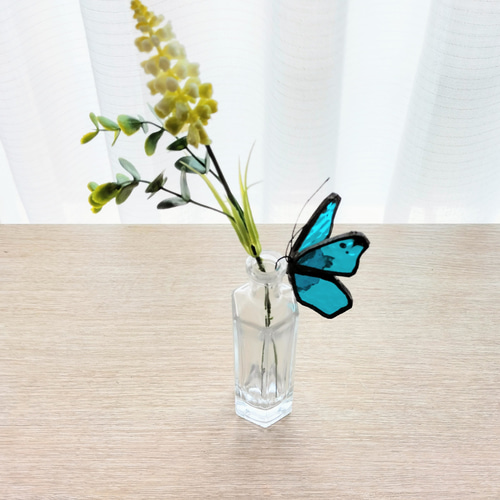 蝶の一輪挿し 花瓶 蝶々 一輪挿し・花瓶・花器 cerry ステンド 蝶の一輪挿し 花瓶 蝶々 一輪挿し・花瓶・花器 cerry ステンド
