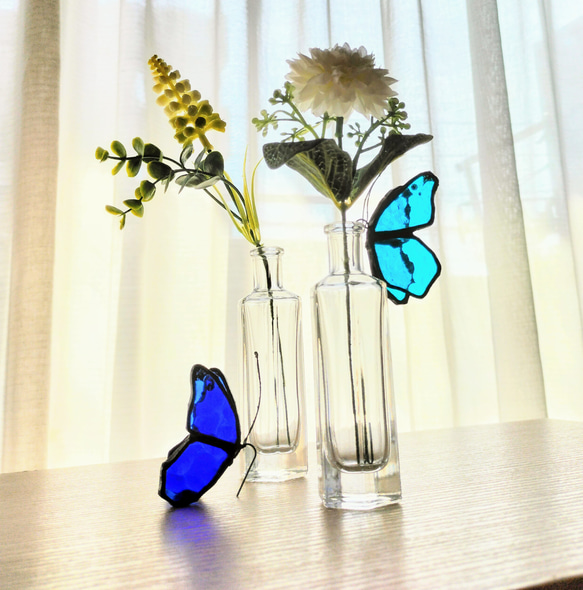 蝶の一輪挿し　花瓶　蝶々 8枚目の画像
