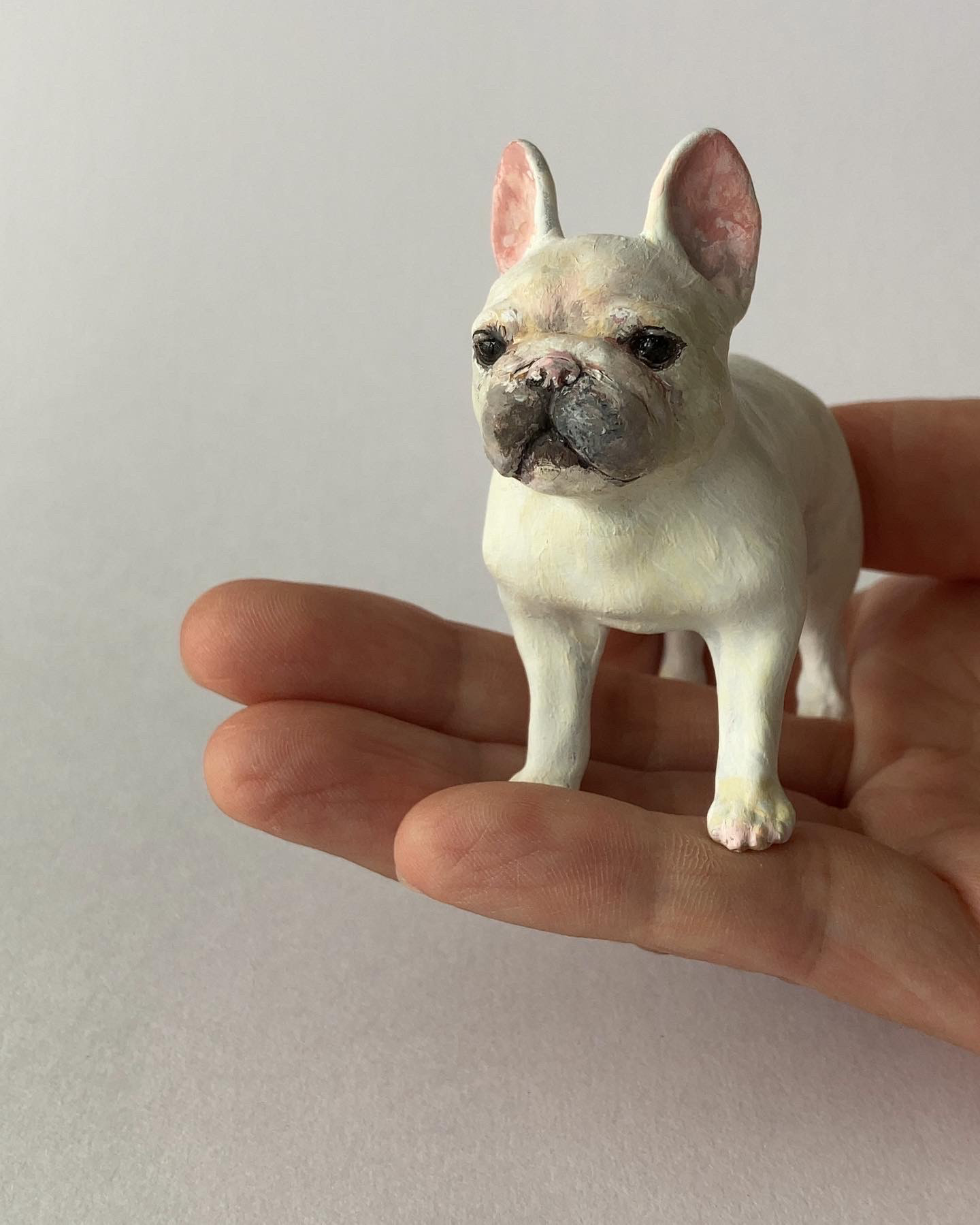 競売 ホワイト フレンチブルドッグ インテリア雑貨 【ペットの 置物 犬雑貨・オーナーズグッズ