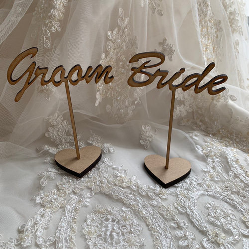 Groom Bride 受付サイン ウェルカムスペース 前撮り 結婚式 ケーキ