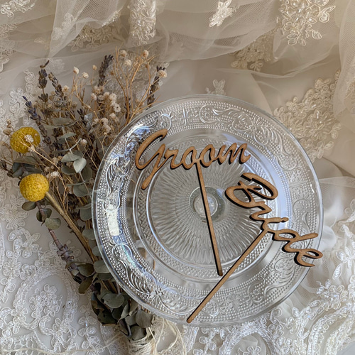 Groom Bride 受付サイン ウェルカムスペース 前撮り 結婚式 ケーキ