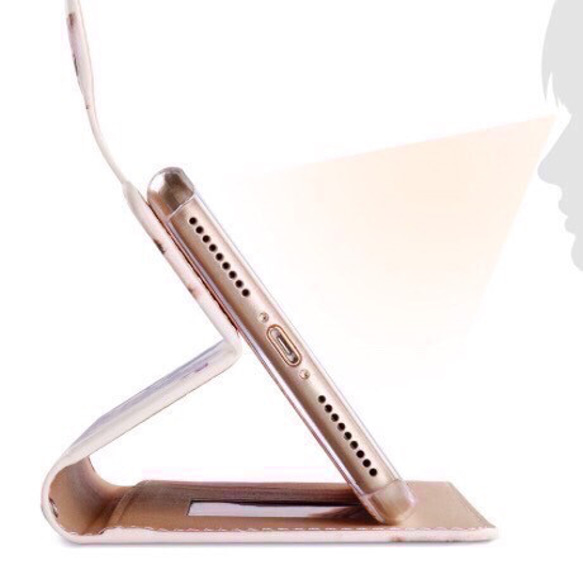 手帳型ケース　iPhone13proカバー　モード　メンズ　数字　iPhone 13proケース　カラフル 6枚目の画像