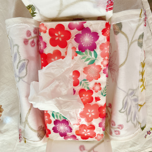 刺繍　ティッシュカバー　ボックスティッシュ　NO.31 オーダーメイド 刺繍 ティッシュカバー ボックスティッシュ NO.31 オーダーメイド