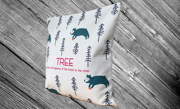 Forest Cushion Original Bear design -扁柏香味- 第3張的照片