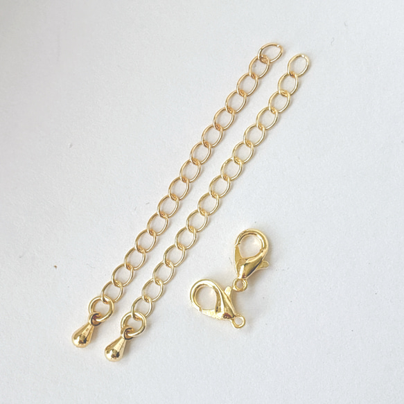 高品質 14kgf アジャスター チェーン しずく型 ブレスレット