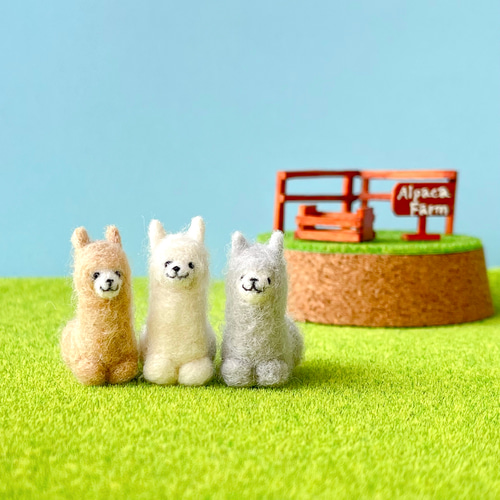 小さなアルパカ牧場インテリア【特集掲載】 立体・オブジェ papio 通販