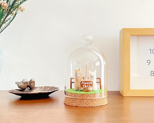 小さなアルパカ牧場インテリア【特集掲載】 立体・オブジェ papio 通販