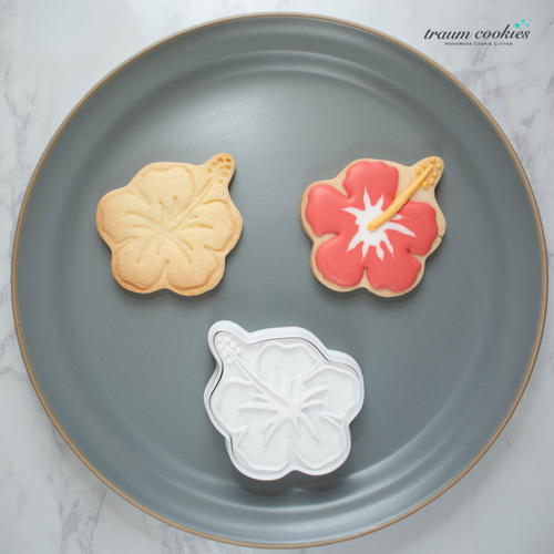 ハイビスカスのクッキー型 《夏の植物 リゾート》 クッキー型